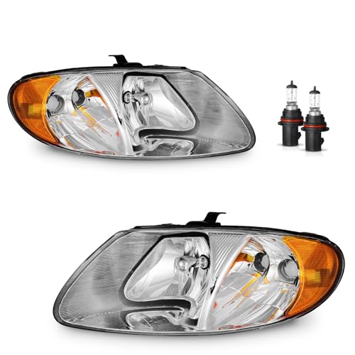 KarSpareHub Headlights Assembly For 2001-2007 Dodge Caravan