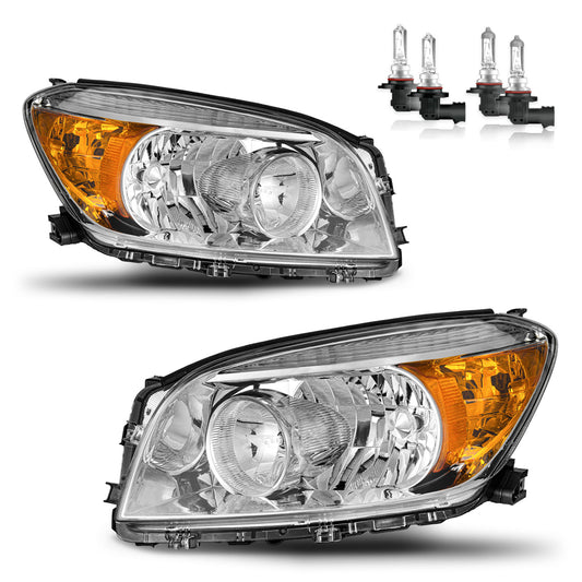 For 2006 2007 2008 Toyota RAV4 Headlights(Chrome)