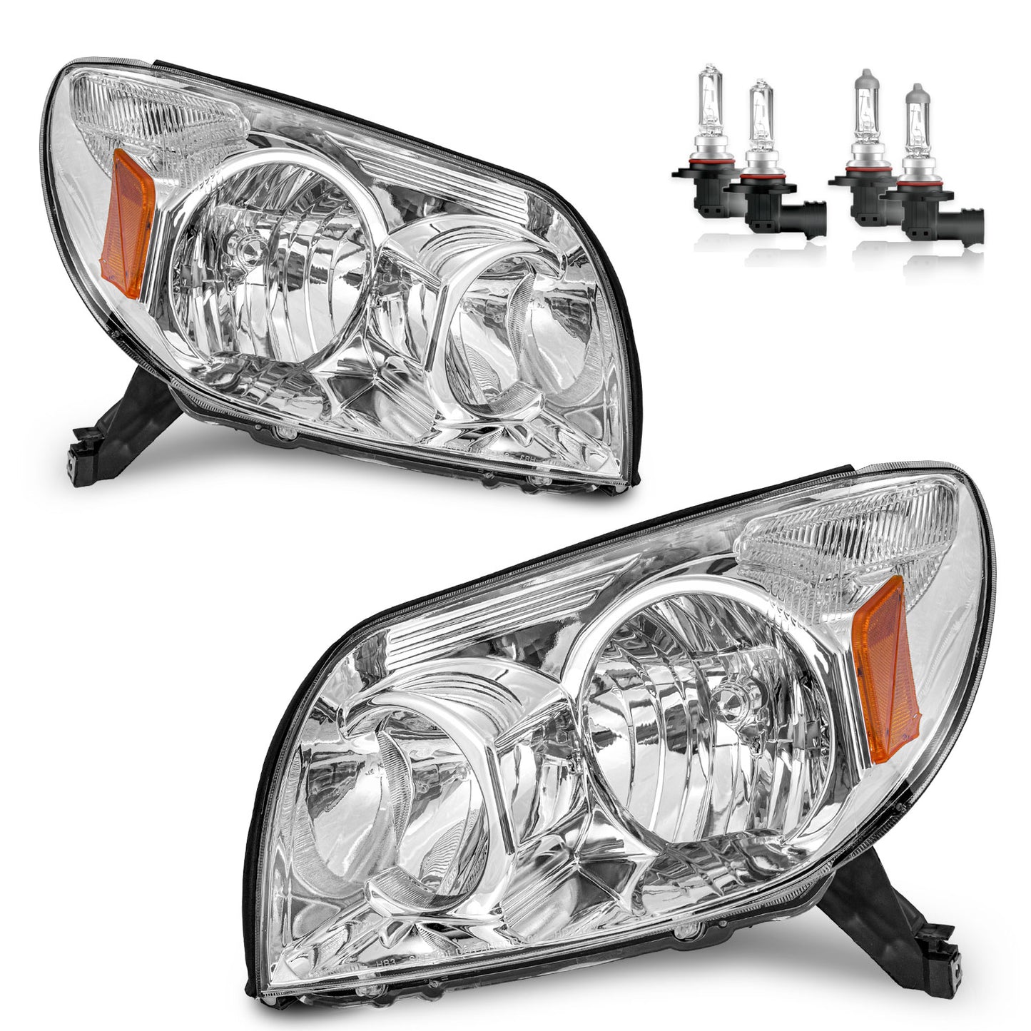 For 2003-2005 Toyota 4Runner Headlights(Chrome)