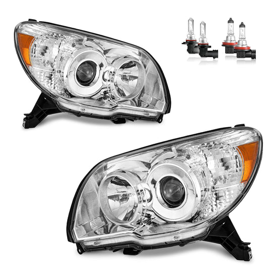 For 2006-2009 Toyota 4Runner Projector Headlights(Chrome)