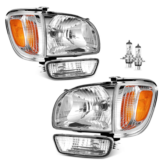 For 2001-2004 Toyota Tacoma Headlights(Chrome)